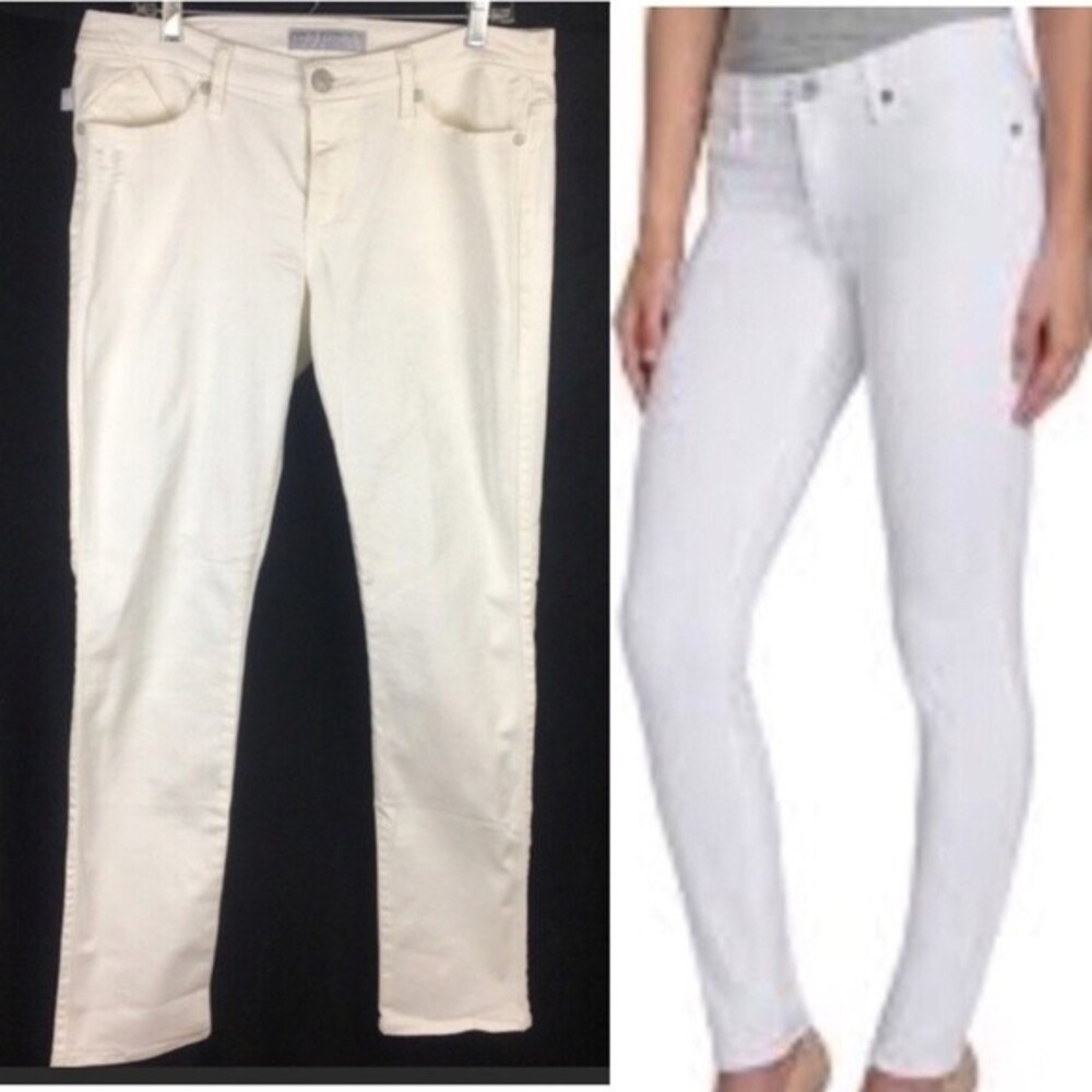 Rock & Republic White High‎ Rise Waist Berlin Jeans 12